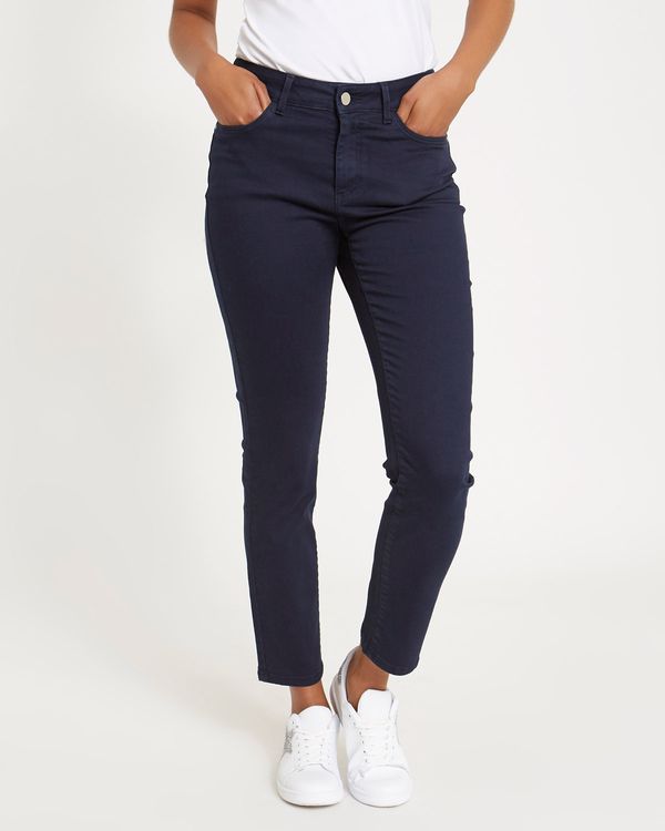 Kate Mid Rise Straight Fit Jeans