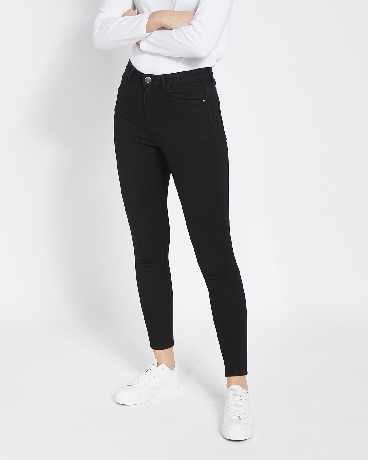 Dunnes Stores | Black Ultimate Skinny Mid Rise Jeans