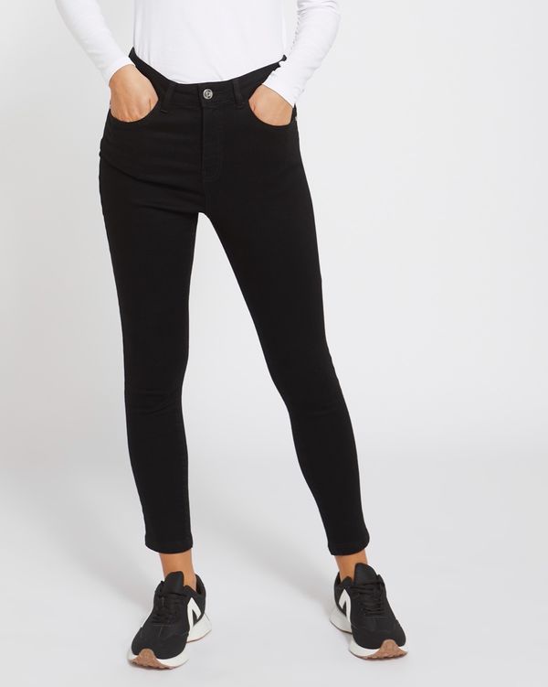 Dunnes Stores  Navy Mid Rise Slim Straight Jeans