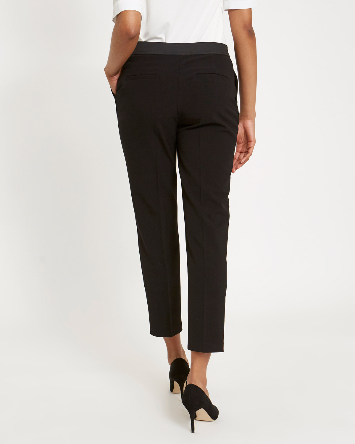 Dunnes Stores  Puppytooth Gallery Elastic Back Trousers