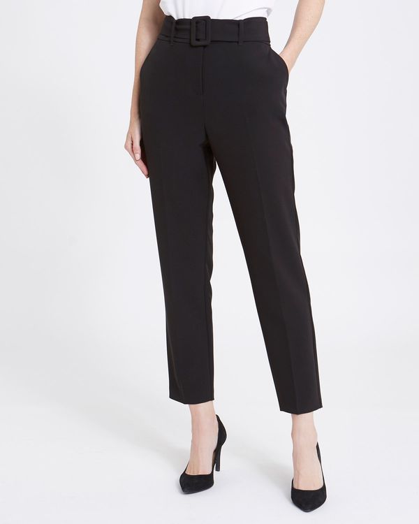 Belted Tapered Trouser
