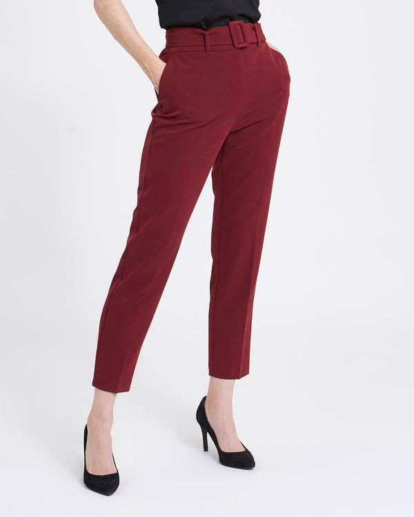 Belted Tapered Trouser