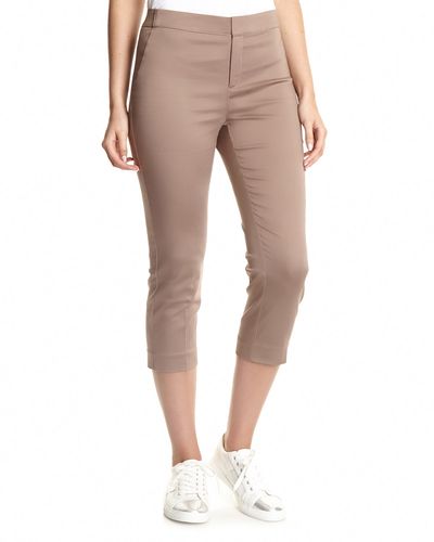 Elastic Back Cropped Trousers thumbnail