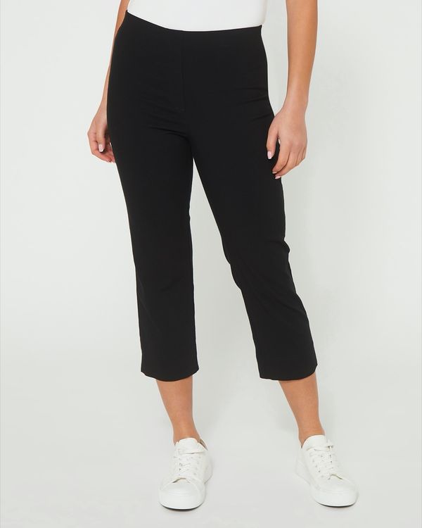 Pull On Stretch Crop Trousers