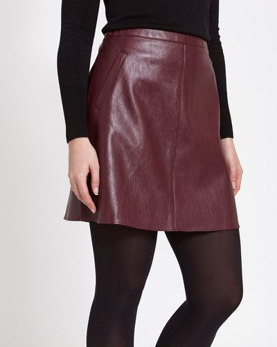 Leather Look Mini Skirt thumbnail