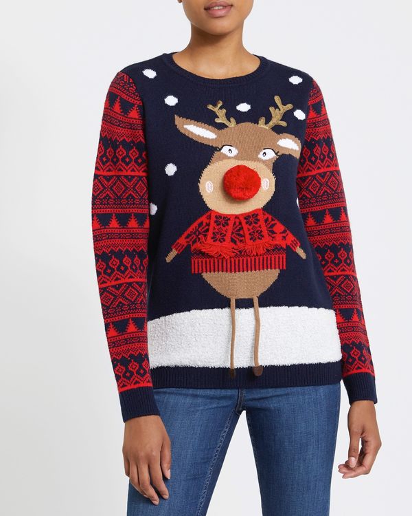 Christmas Family Reindeer Jumper