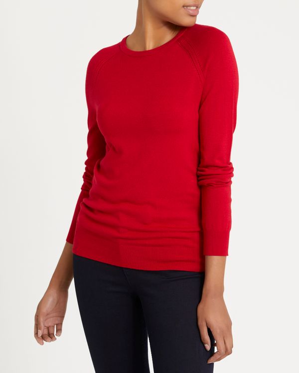 Dunnes Stores | Red Crew Neck Jumper