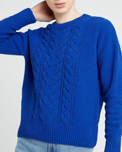 Chenille Cable Crew Neck Jumper thumbnail