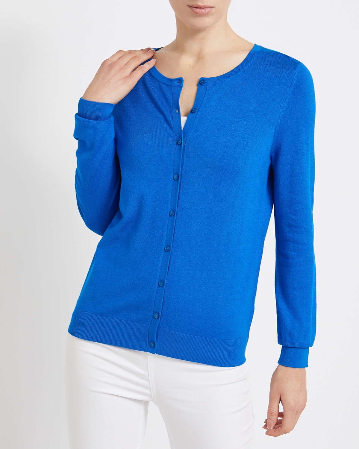Dunnes Stores | Cobalt Buttoned Cardigan