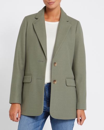 Tailored Single Breasted Blazer Coat