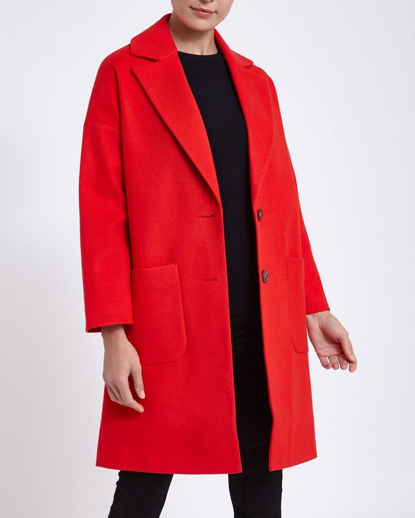 Dunnes Stores | Red Two Button Coat