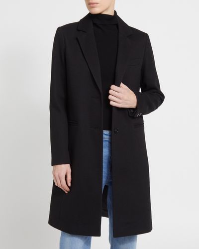 Twill Single Breasted Tailored Coat thumbnail