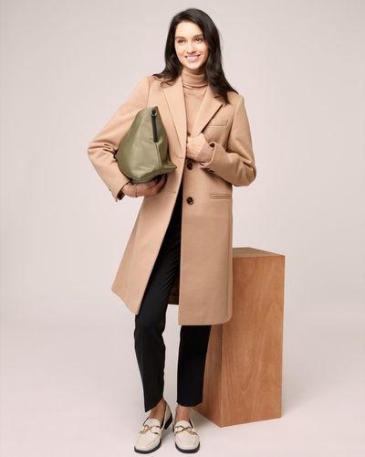 Twill Single Breasted Tailored Coat thumbnail