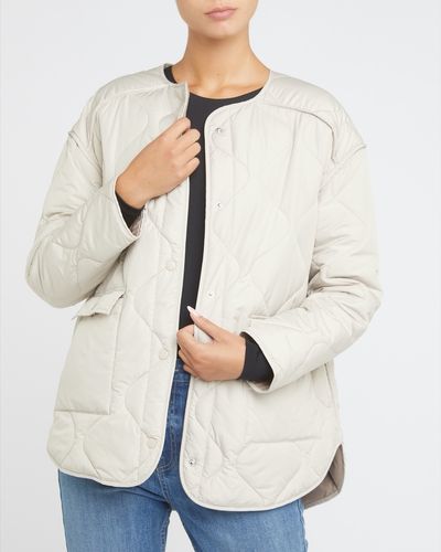 Quilted Short Reversible Jacket