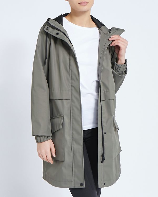 Lined Raincoat