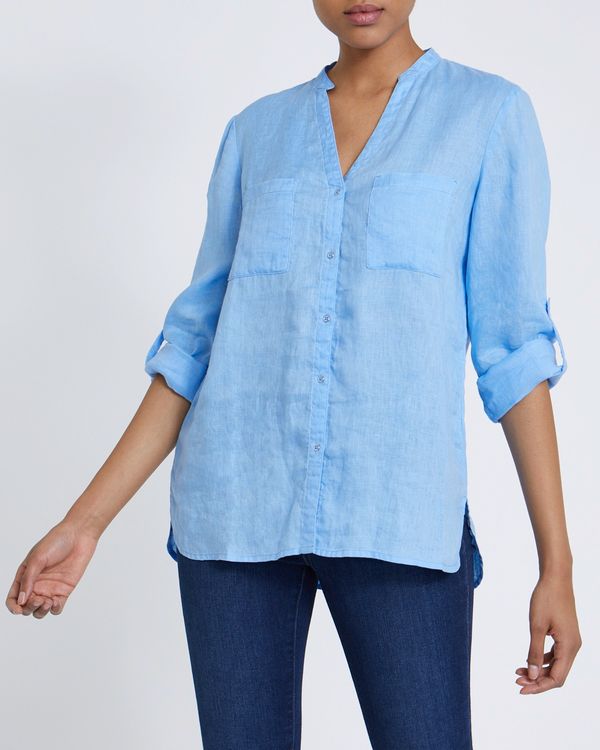 Dunnes Stores | Light-blue Linen Shirt