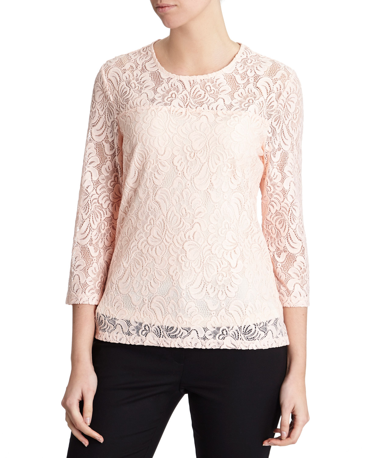 Dunnes Stores | Blush Lace Top