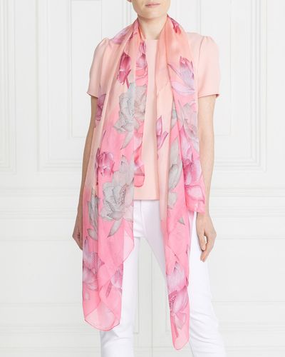 Gallery Pink Floral Scarf thumbnail