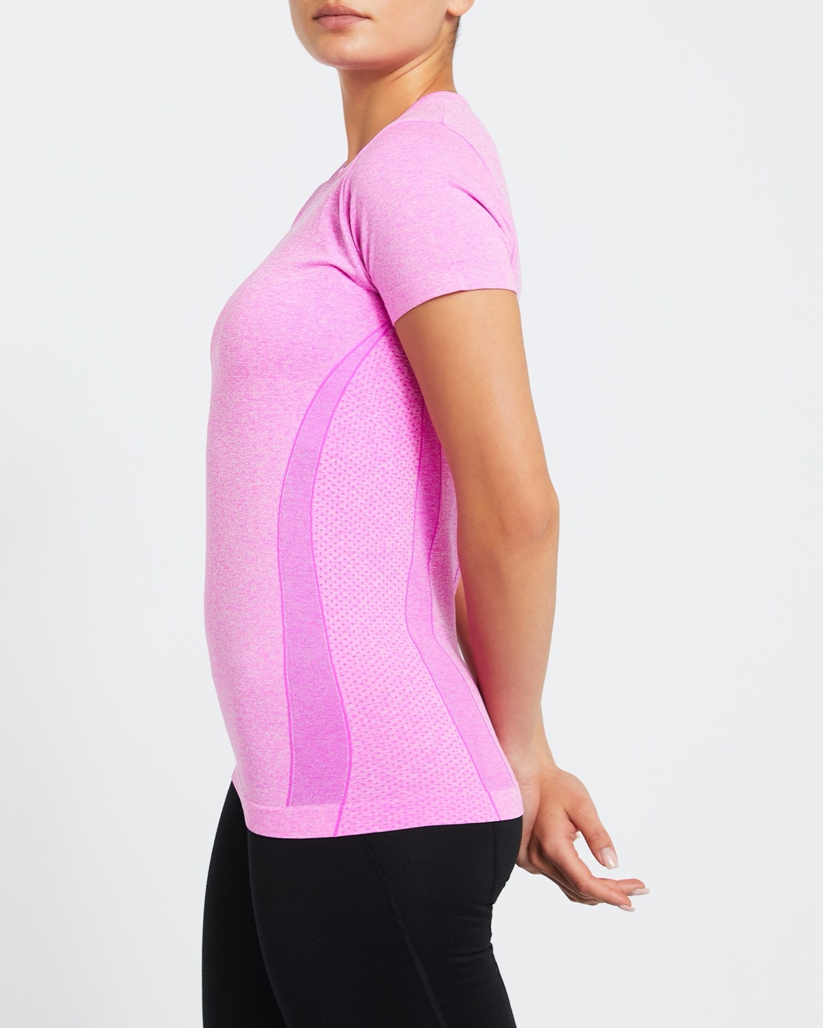 Dunnes Stores  Neon-pink Seamfree T-Shirt
