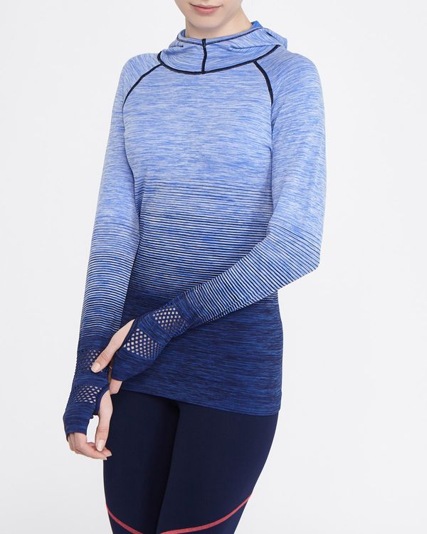 Long-Sleeved Ombre Seamfree Top