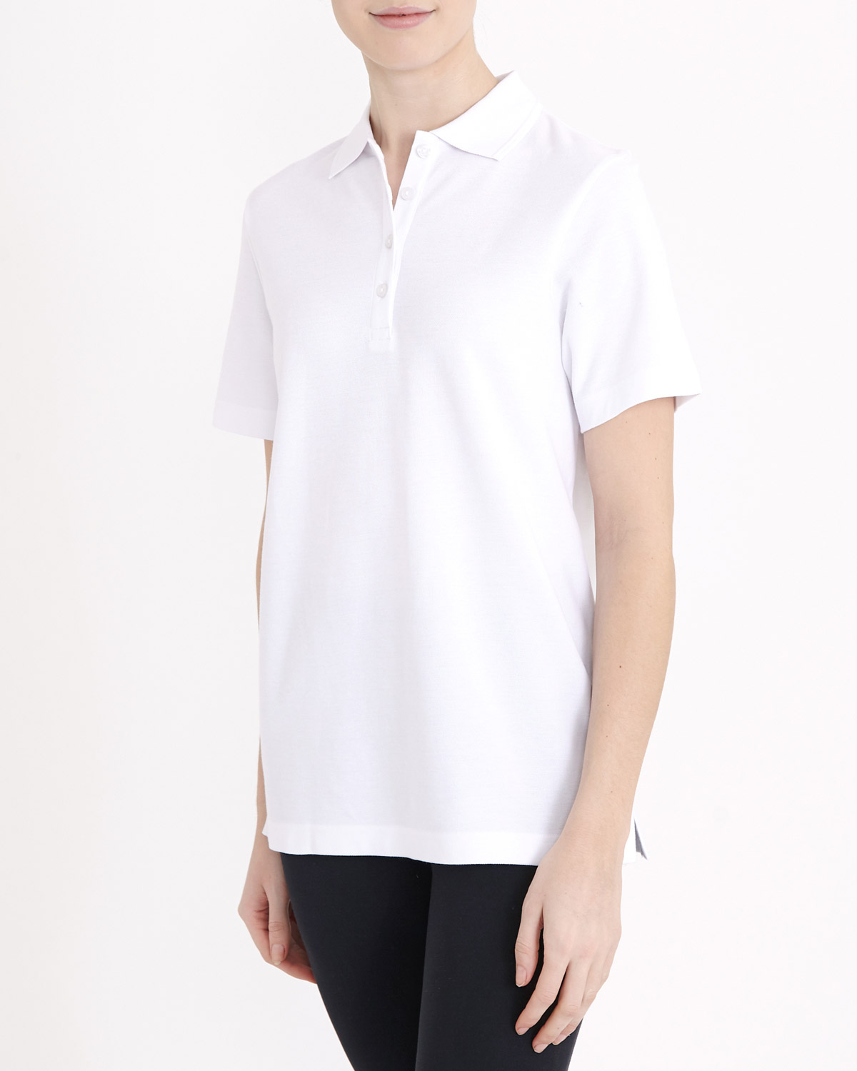 Dunnes Stores | White Classic Pique Polo Shirt