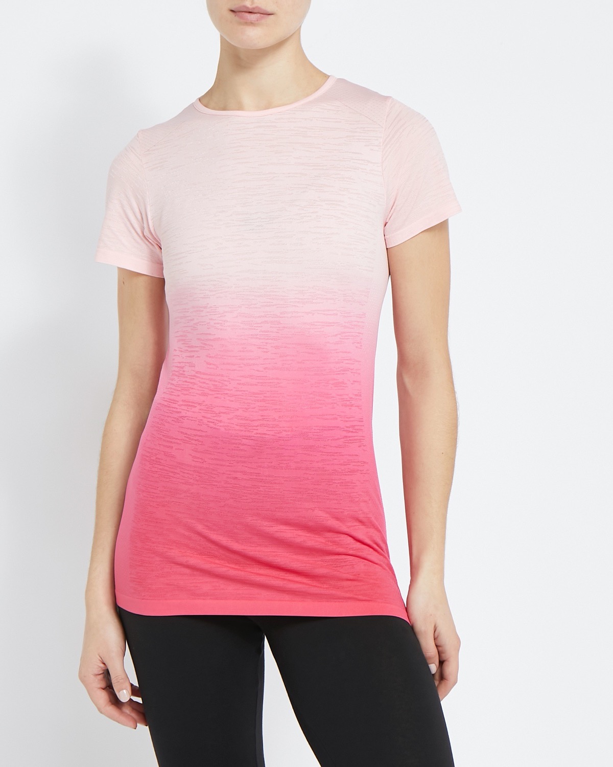 Dunnes Stores | Coral Seamfree Dip Dye T-Shirt