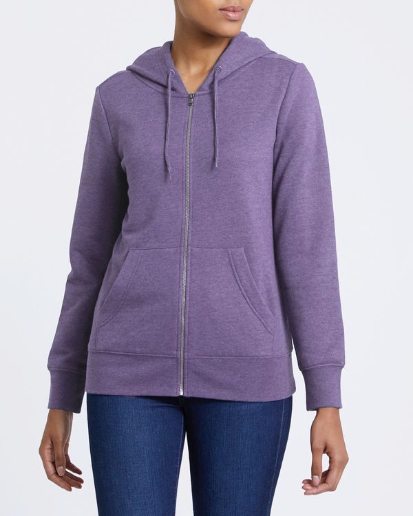 Dunnes Stores | Mulberry Zip Through Hoodie