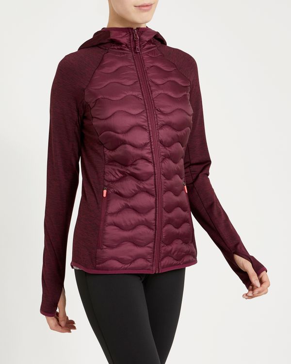 Dunnes Stores | Berry-marl Hybrid Jacket