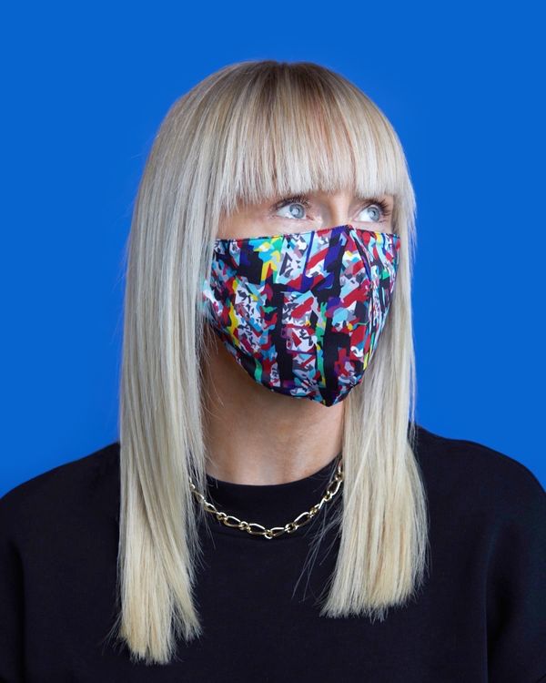 Helen Steele Glitch Printed Face Covering