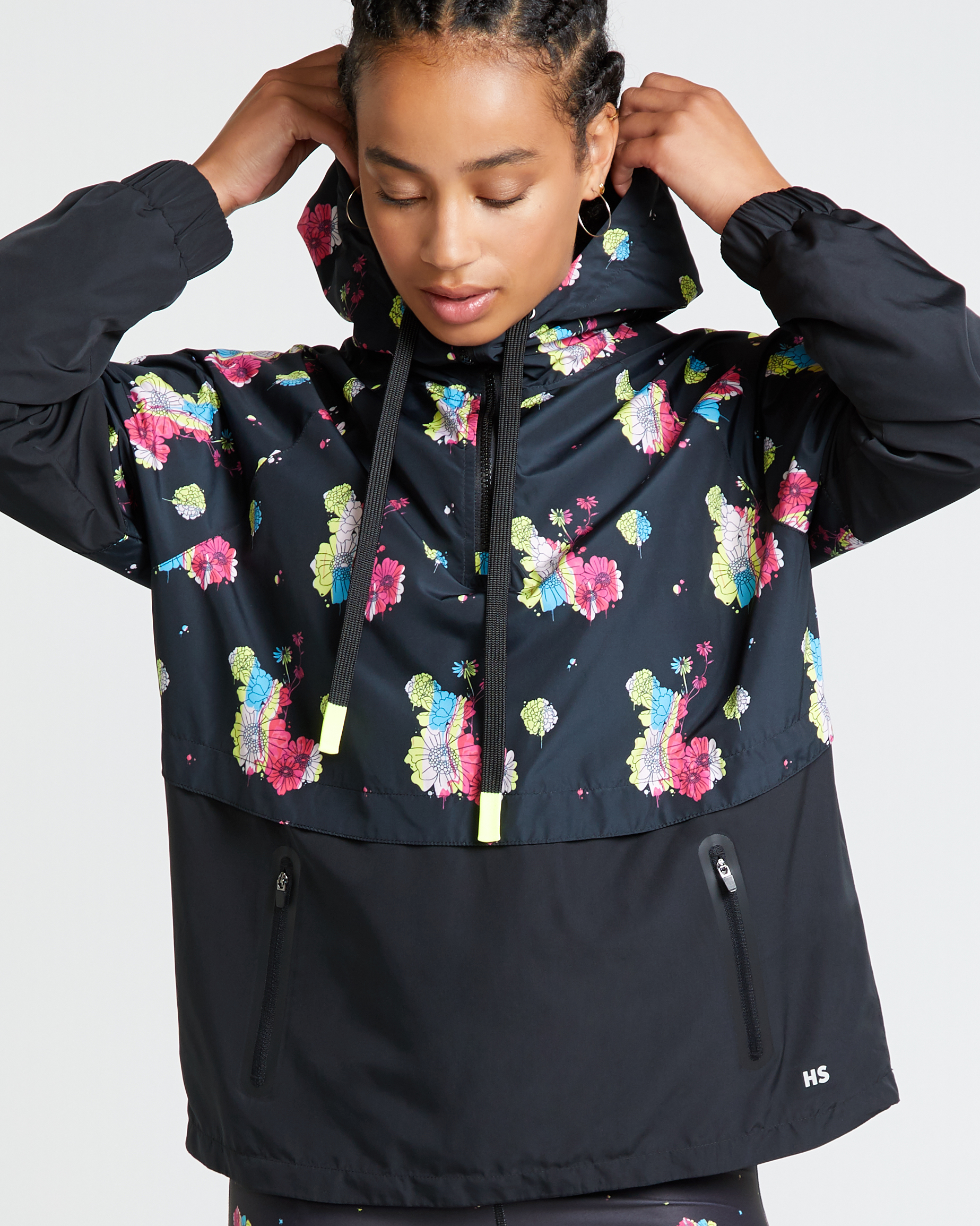 Dunnes Stores | Floral Helen Steele Floral Half Zip Jacket
