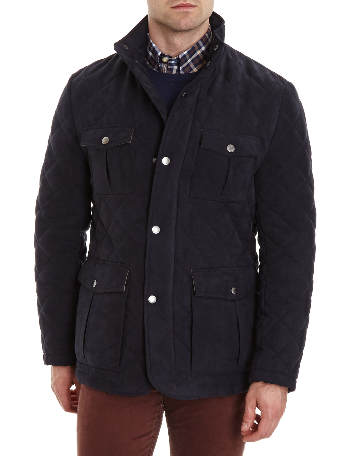Dunnes Stores | Navy Paul Costelloe Living Quilted Jacket