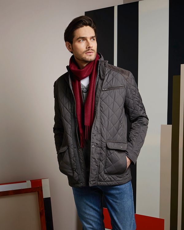 Dunnes Stores | Charcoal Paul Costelloe Living Quilted Jacket