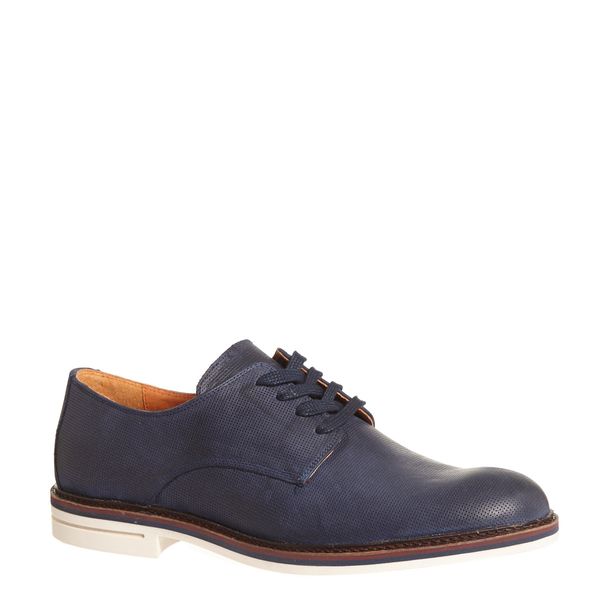 Paul Costelloe Living Navy Perforated Shoes