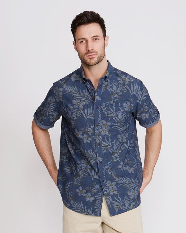 Dunnes Stores | Navy Paul Costelloe Living Navy Print Floral Shirt