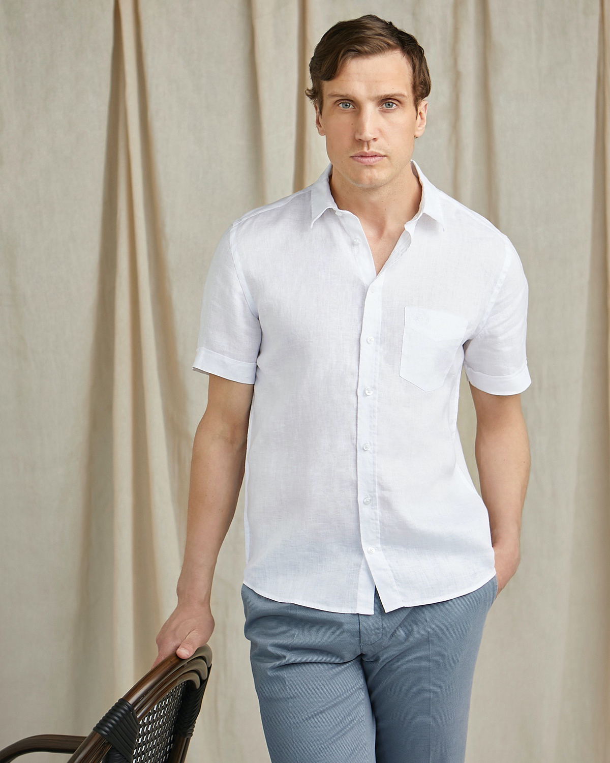 All Products White Warm Weather Short Sleeve Shirts.