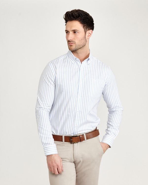 Paul Costelloe Living Slim Fit Stripe Oxford Shirt
