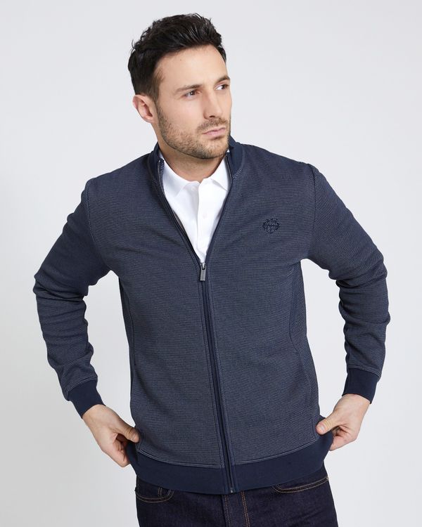 Dunnes Stores | Navy Paul Costelloe Living Zip Through Sweatshirt