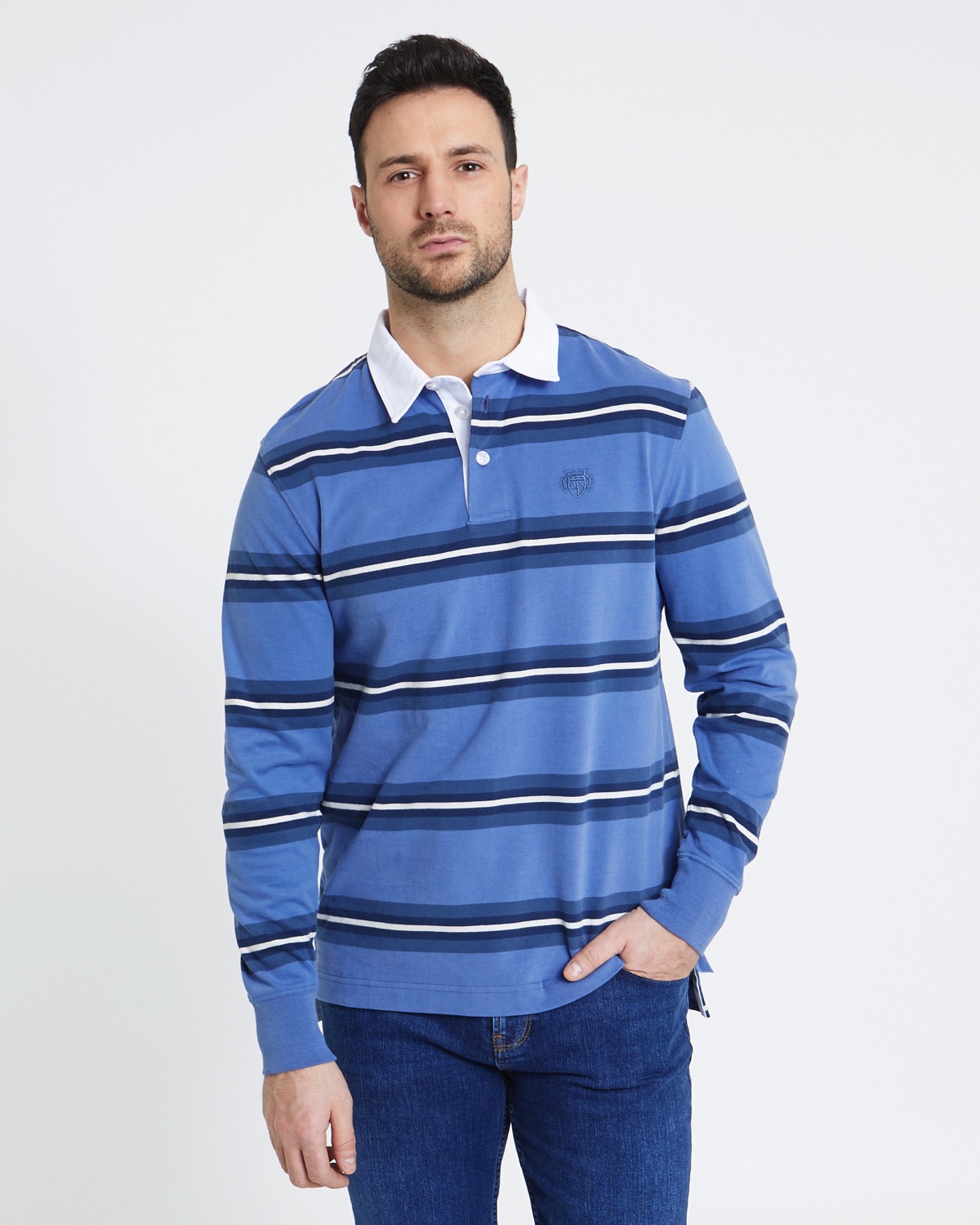 Dunnes Stores | Navy Paul Costelloe Living Navy Rugby Shirt
