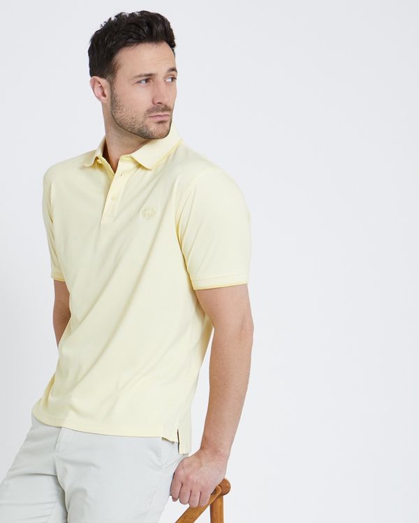 Paul Costelloe Living Yellow Modal Pique Polo Shirt