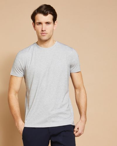 Paul Costelloe Living Grey Modal Crew Neck T-Shirt