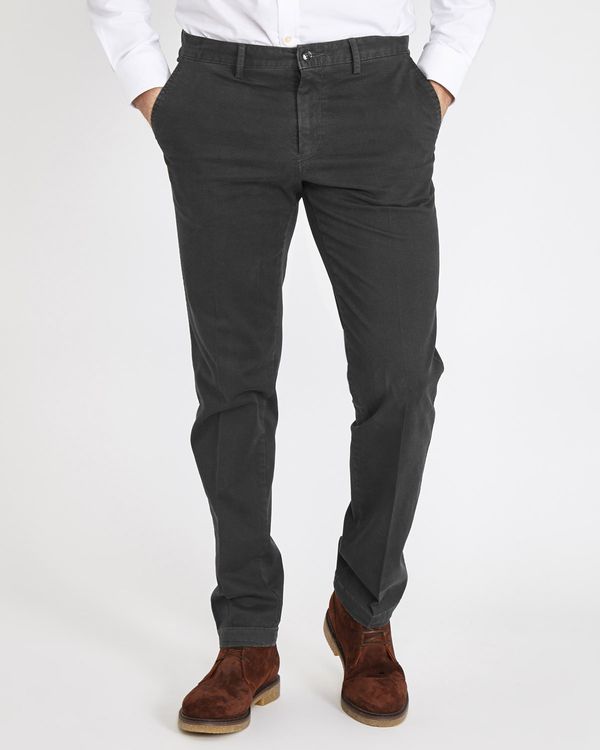 Paul Costelloe Living Straight Fit Stretch Textured Trouser