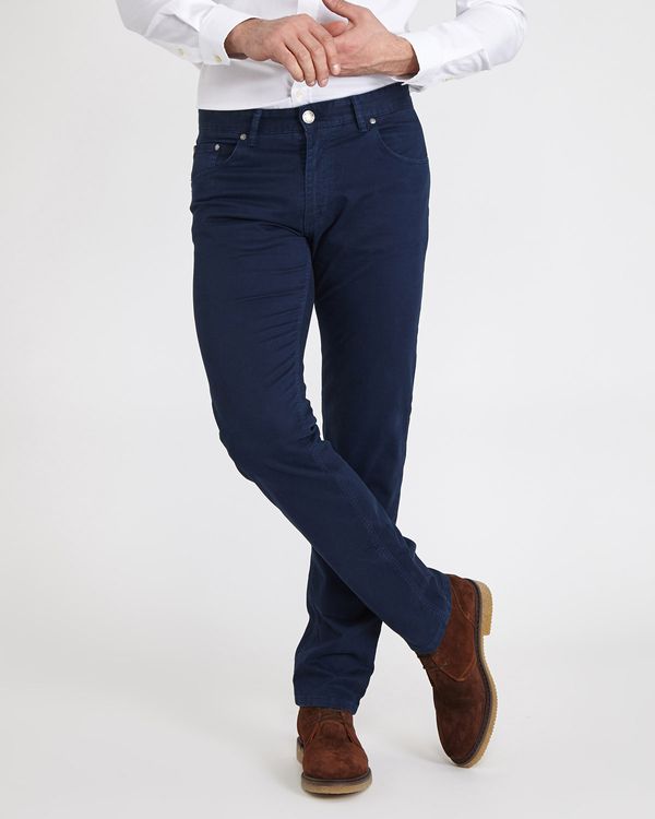 Paul Costelloe Living Stretch Five Pocket Textured Trousers