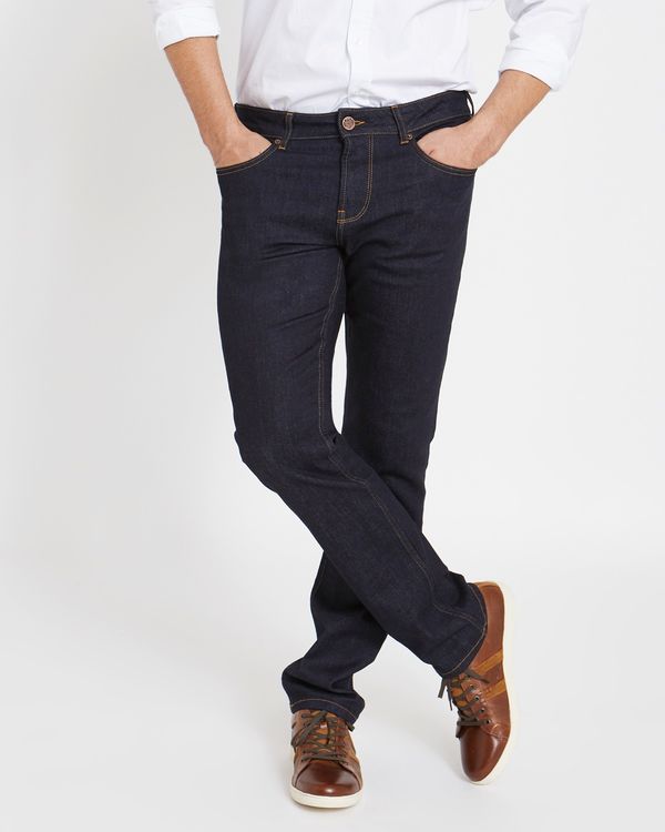 Paul Costelloe Living Straight Fit Dark Wash Denim Jeans