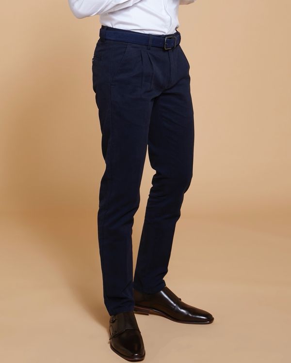 Dunnes Stores | Navy Paul Costelloe Living Navy Twill Trousers