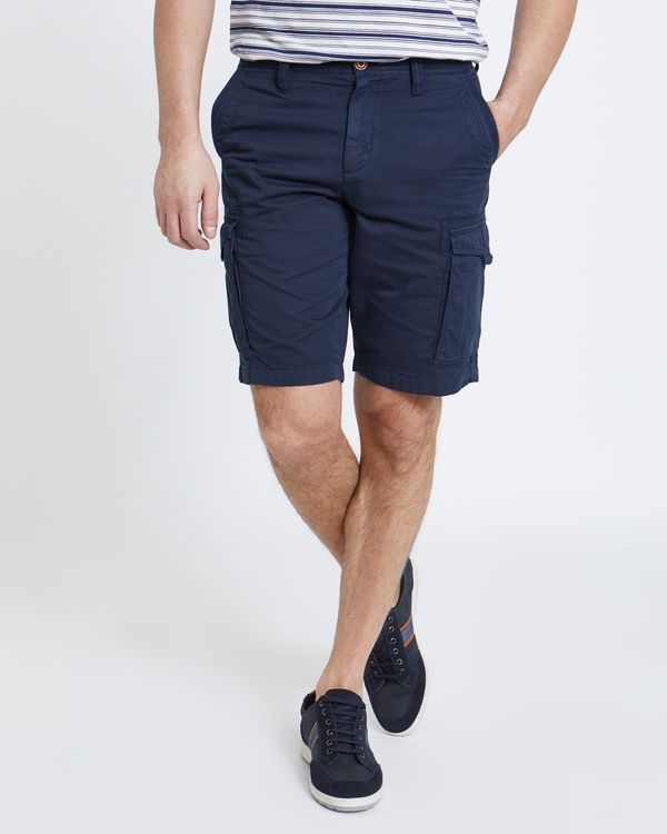 Paul Costelloe Living Navy Cargo Shorts