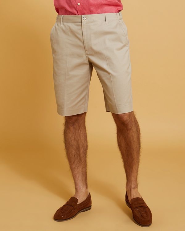 Paul Costelloe Living Cotton Tailored Chino Shorts