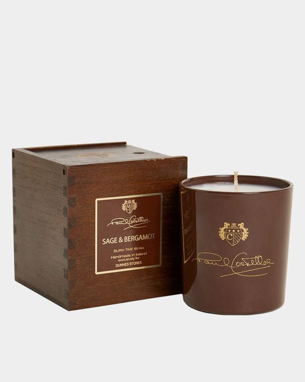Paul Costelloe Living Wooden Boxed Candle