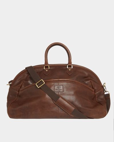 Paul Costelloe Living Brown Leather Holdall thumbnail