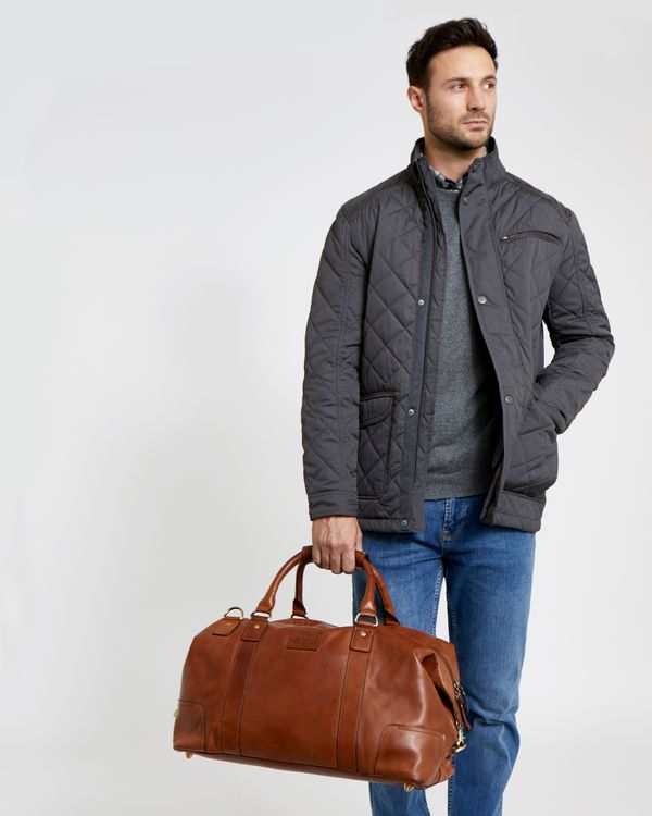 Paul Costelloe Living Tan Leather Holdall