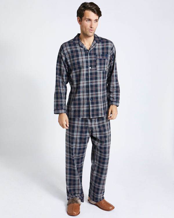 Paul Costelloe Living Brushed Check Pyjama Set